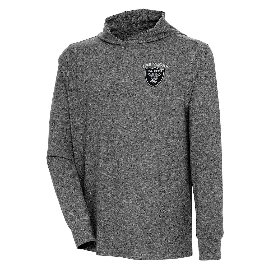 Las Vegas Raiders Antigua Saga Long Sleeve Hoodie T-Shirt | NFL On sale