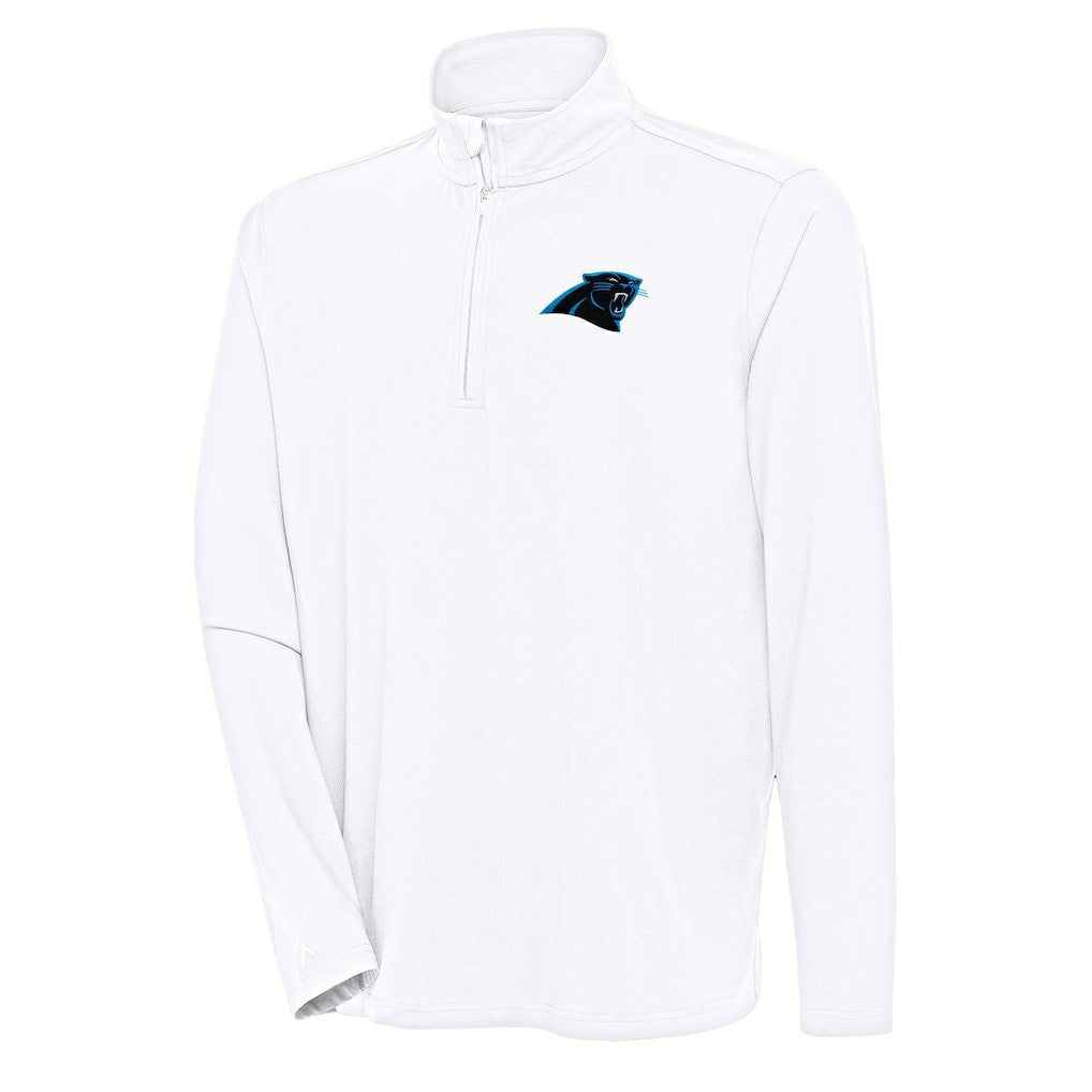 Carolina Panthers Antigua Hunk Quarter-Zip Pullover Top | NFL US