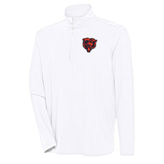 Chicago Bears Antigua Hunk Quarter-Zip Pullover Top | NFL Hot