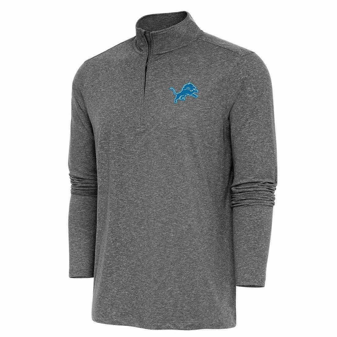 Detroit Lions Antigua Hunk Quarter-Zip Pullover Top | NFL Near me
