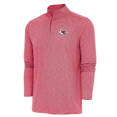 Kansas City Chiefs Antigua Hunk Quarter-Zip Pullover Top | NFL US