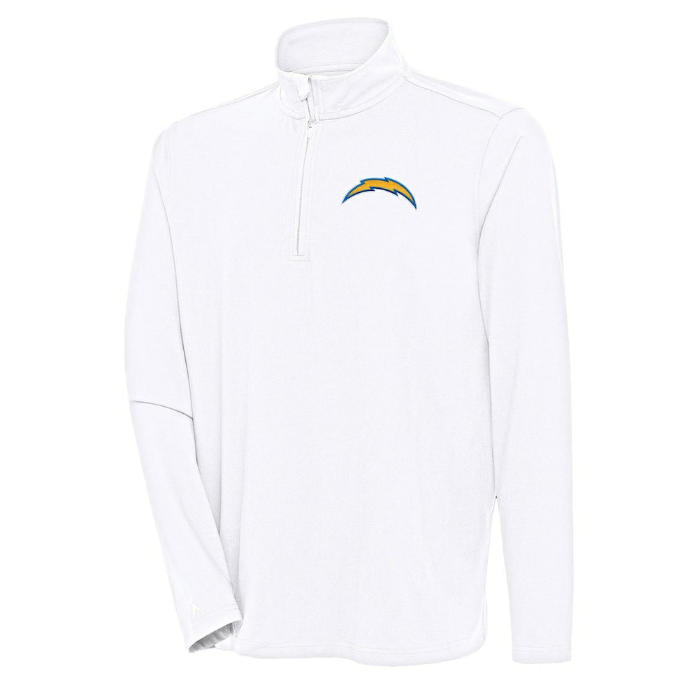 Los Angeles Chargers Antigua Hunk Quarter-Zip Pullover Top | NFL Outlet