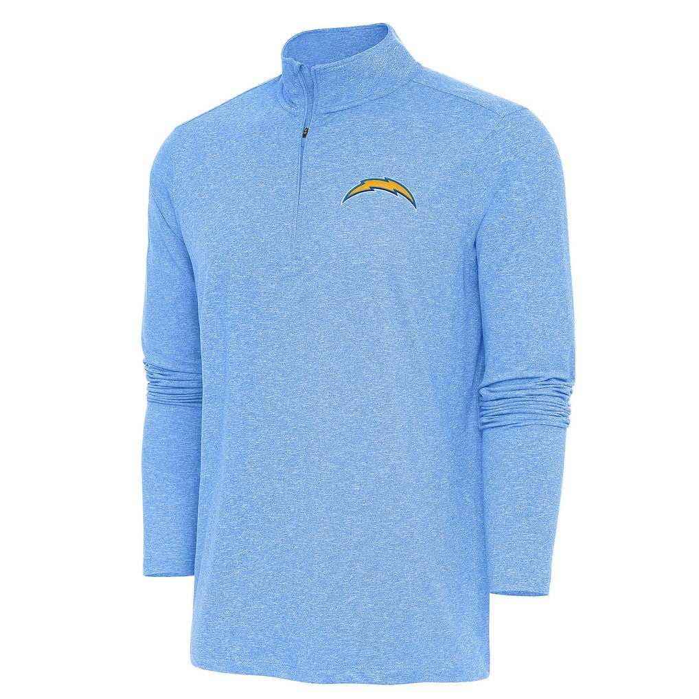 Los Angeles Chargers Antigua Hunk Quarter-Zip Pullover Top | NFL US
