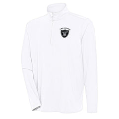 Las Vegas Raiders Antigua Hunk Quarter-Zip Pullover Top | NFL On sale