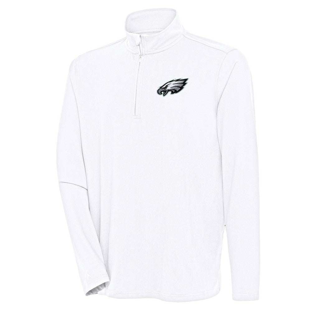 Philadelphia Eagles Antigua Hunk Quarter-Zip Pullover Top | NFL Discount