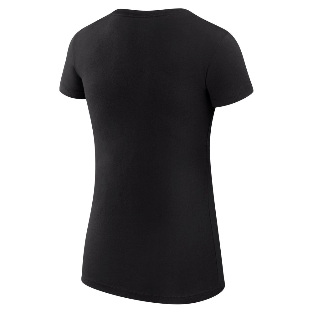 Oklahoma City Thunder G-III 4Her by Carl Banks Women's Super-Slim Fit Lightweight Filigree Logo T-Shirt - Black for sale | NBA