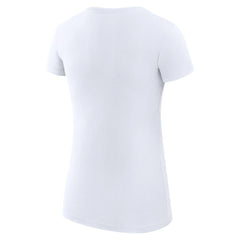 Denver Nuggets G-III 4Her by Carl Banks Women's Super-Slim Fit Lightweight Filigree Logo T-Shirt - White outlet | NBA