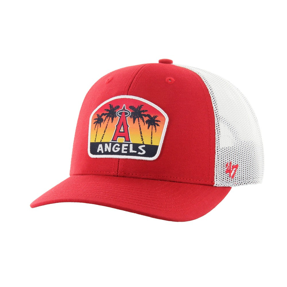 Los Angeles Angels '47 Retro Region Patch Trucker Adjustable Hat - MLB Hats