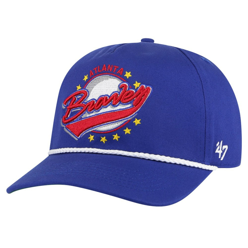 Atlanta Braves '47 Wax Pack Collection Premier Hitch Adjustable Hat - MLB Hats