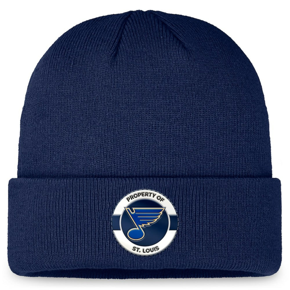 St. Louis Blues Fanatics Authentic Pro Training Camp Cuffed Knit Hat -  NHL Hats