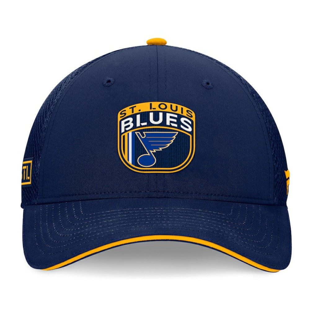 St. Louis Blues Fanatics 2024 NHL Draft On Stage Trucker Adjustable Hat -  NHL Hats
