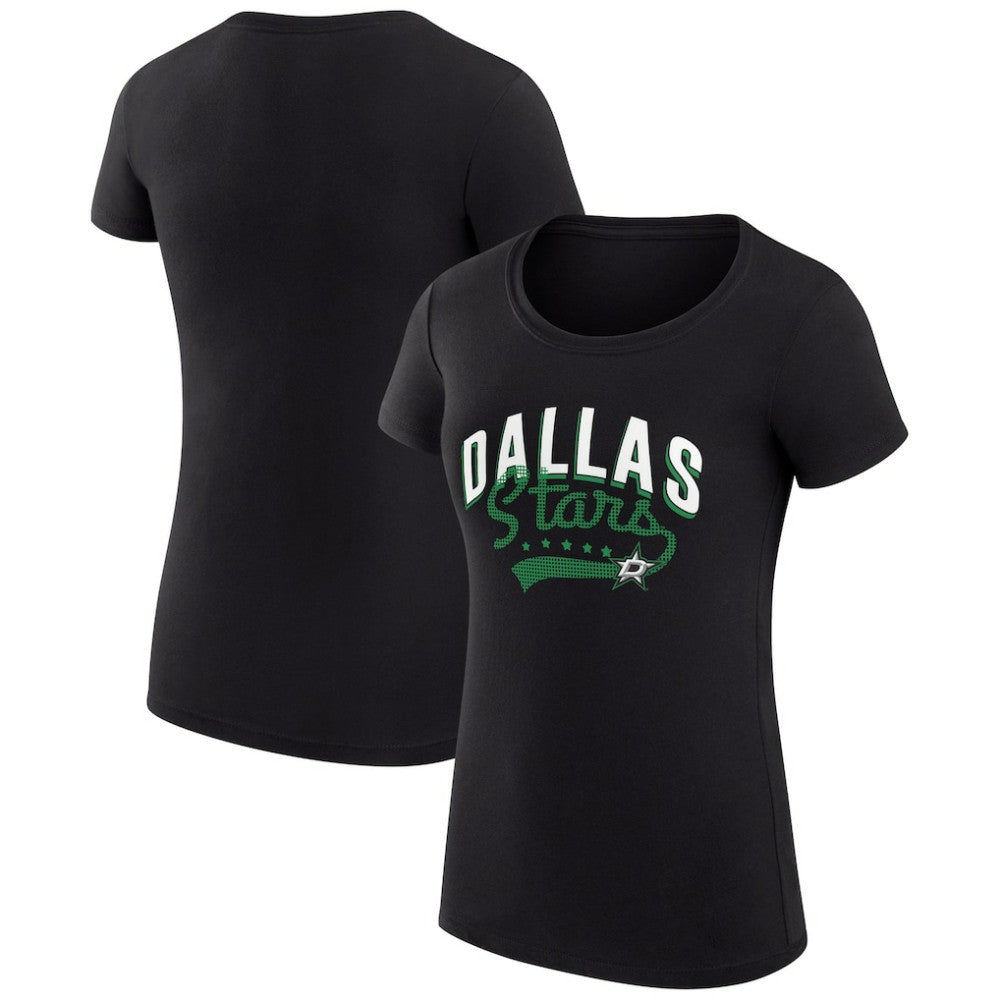 Dallas Stars G-III 4Her by Carl Banks Women's Super-Slim Fit Lightweight Filigree Logo T-Shirt – Black -  NHL T-shirts