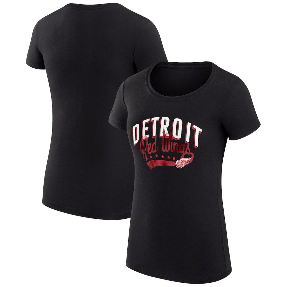 Detroit Red Wings G-III 4Her by Carl Banks Women's Super-Slim Fit Lightweight Filigree Logo T-Shirt – Black -  NHL T-shirts