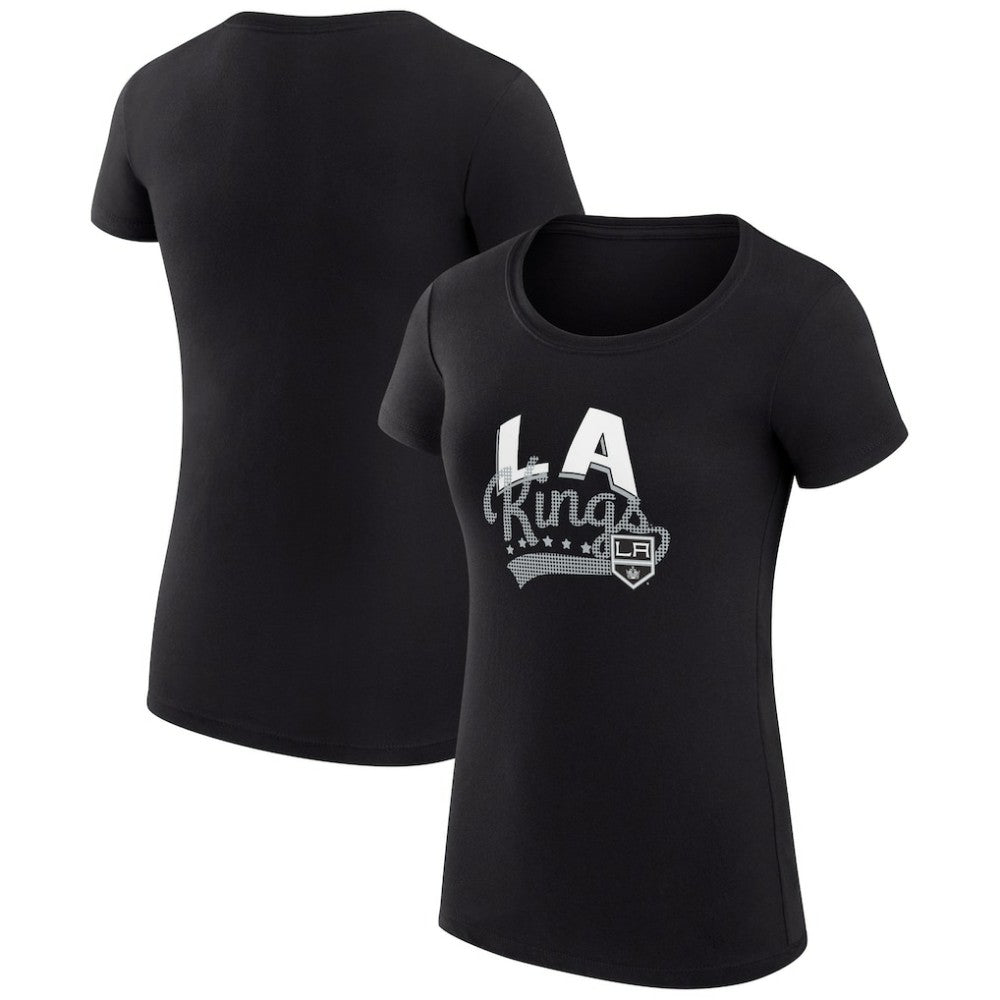 Los Angeles Kings G-III 4Her by Carl Banks Women's Super-Slim Fit Lightweight Filigree Logo T-Shirt – Black -  NHL T-shirts