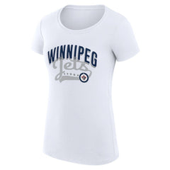 Winnipeg Jets G-III 4Her by Carl Banks Women's Super-Slim Fit Lightweight Filigree Logo T-Shirt – White -  NHL T-shirts