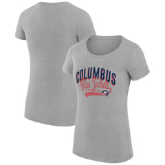 Columbus Blue Jackets G-III 4Her by Carl Banks Women's Super-Slim Fit Lightweight Filigree Logo T-Shirt – Gray -  NHL T-shirts