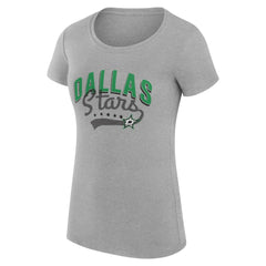 Dallas Stars G-III 4Her by Carl Banks Women's Super-Slim Fit Lightweight Filigree Logo T-Shirt – Gray -  NHL T-shirts