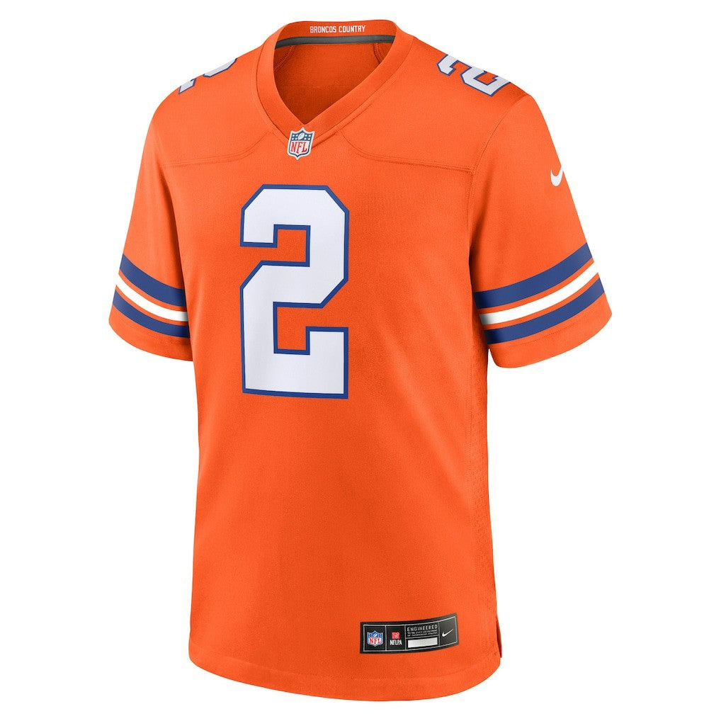 Denver Broncos Patrick Surtain II  Mile High Collection 1977 Throwback Player Game Jersey | NFL Outlet