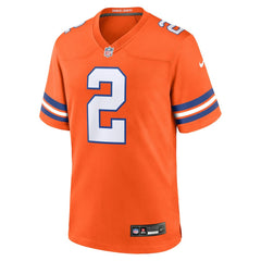 Denver Broncos Patrick Surtain II  Mile High Collection 1977 Throwback Player Game Jersey | NFL Outlet