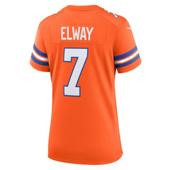 Denver Broncos John Elway  Women's Mile High Collection 1977 Throwback Player Game Jersey | NFL Outlet