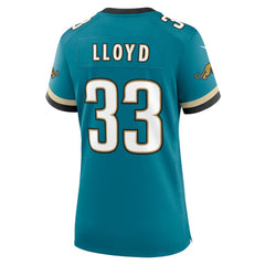 Jacksonville Jaguars Devin Lloyd  Women's Prowler Throwback Game Jersey | NFL Sale