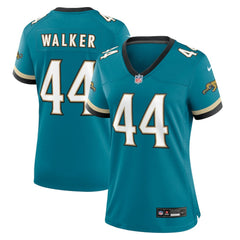 Jacksonville Jaguars Travon Walker  Women's Prowler Throwback Game Jersey | NFL Near me