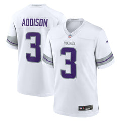 Minnesota Vikings Jordan Addison  Alternate Game Player Jersey | NFL Near me