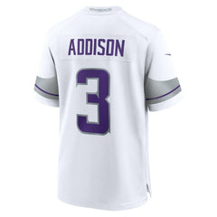 Minnesota Vikings Jordan Addison  Alternate Game Player Jersey | NFL Near me