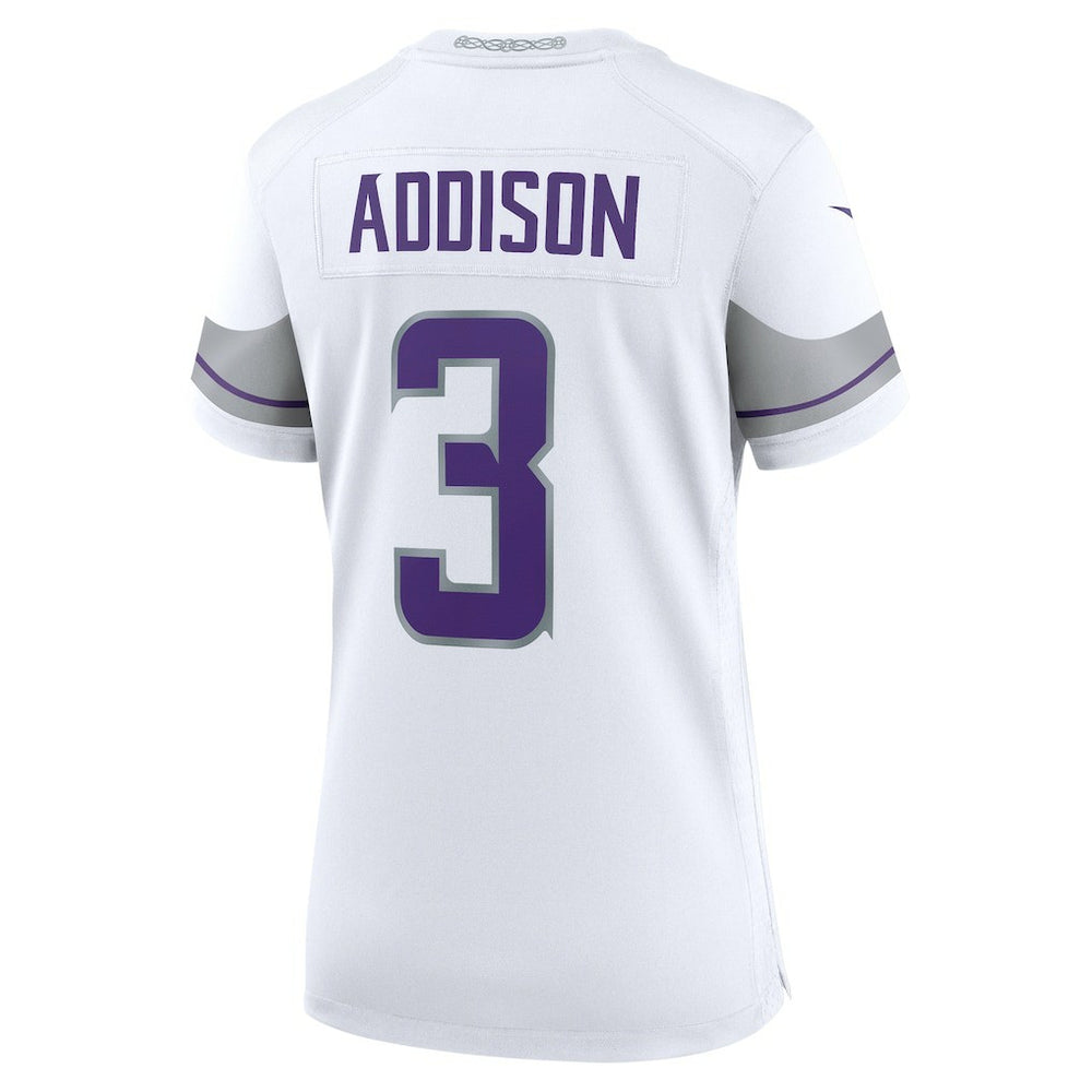 Minnesota Vikings Jordan Addison  Women's Alternate Game Player Jersey | NFL Sale