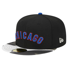 Chicago Cubs New Era Metallic Camo 59FIFTY Fitted Hat - MLB Hats