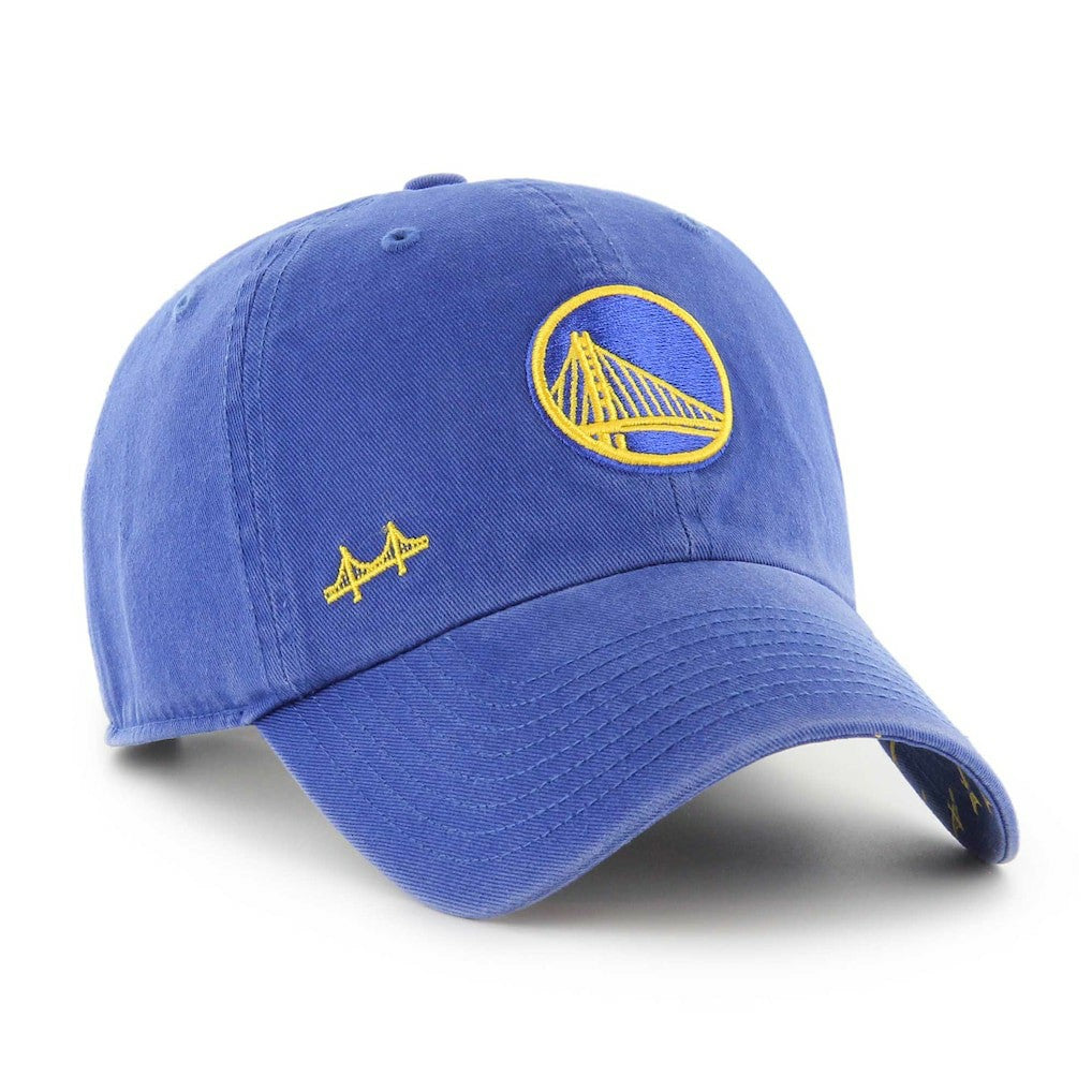 Royal Golden State Warriors '47 Women's Confetti Undervisor Clean Up Adjustable Hat sale | NBA