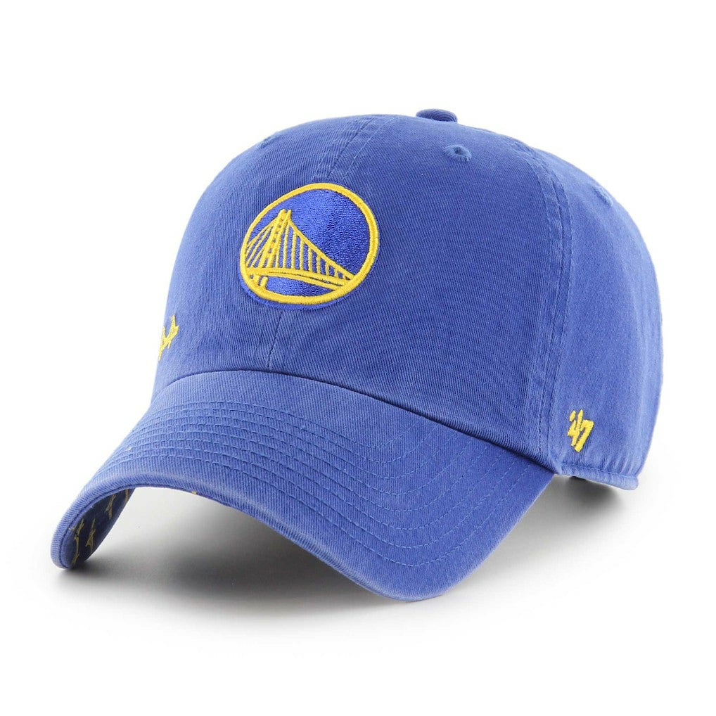 Royal Golden State Warriors '47 Women's Confetti Undervisor Clean Up Adjustable Hat sale | NBA