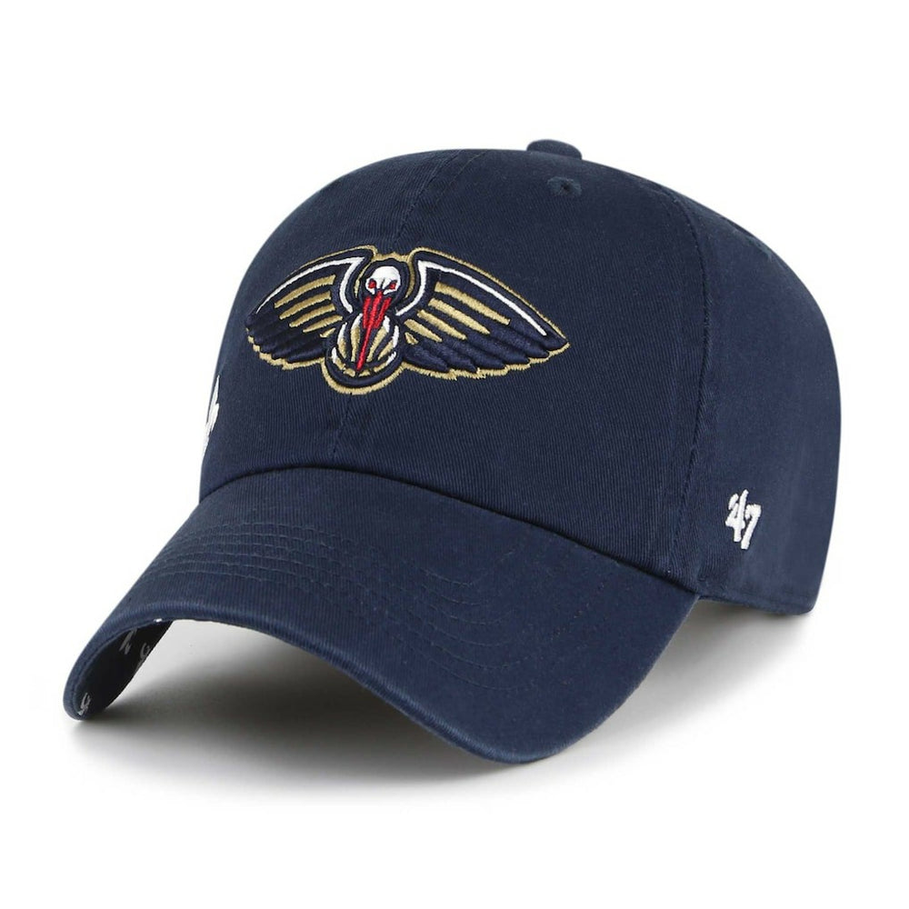 Navy New Orleans Pelicans '47 Women's Confetti Undervisor Clean Up Adjustable Hat | NBA