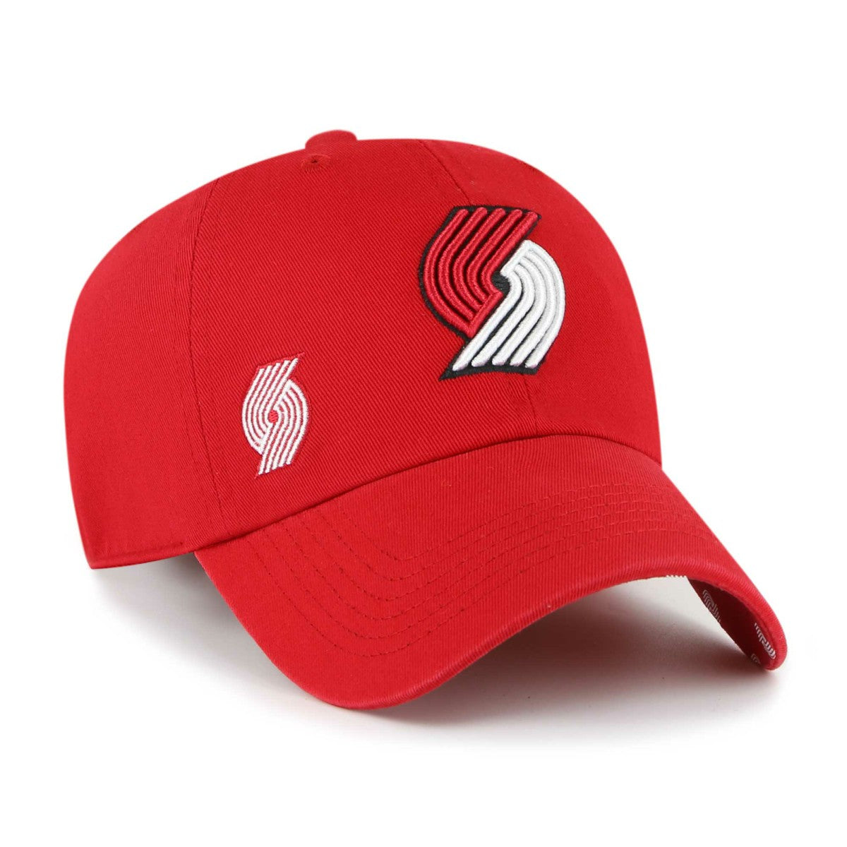 Red Portland Trail Blazers '47 Women's Confetti Undervisor Clean Up Adjustable Hat | NBA