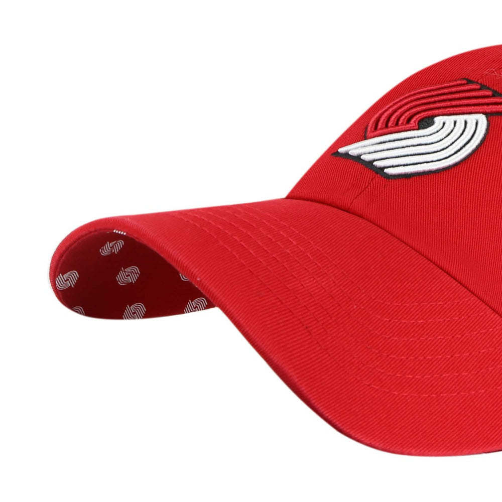Red Portland Trail Blazers '47 Women's Confetti Undervisor Clean Up Adjustable Hat | NBA
