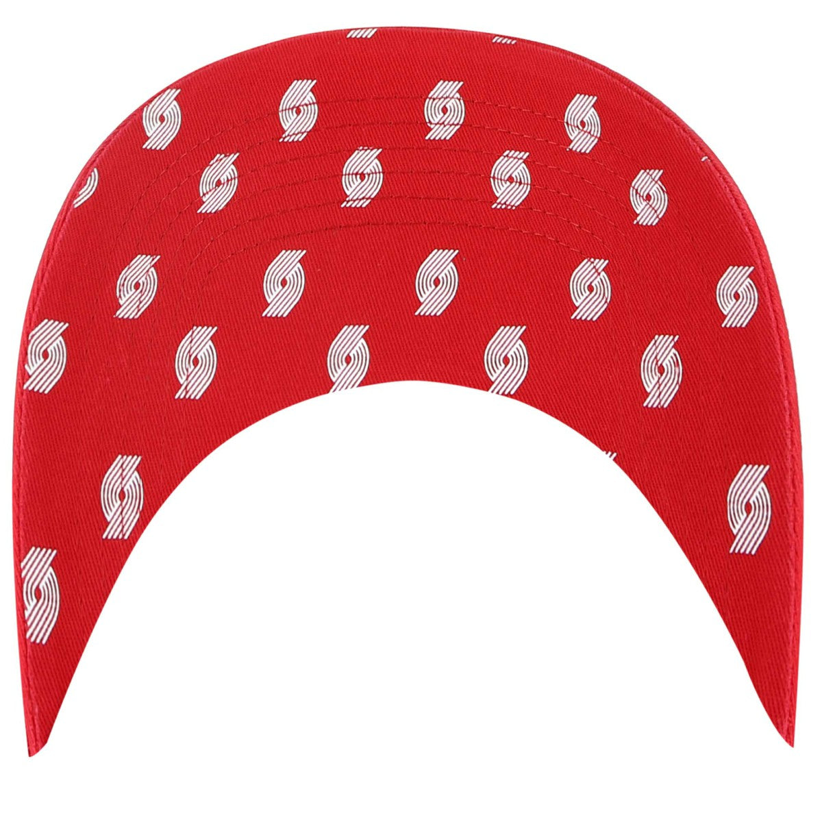 Red Portland Trail Blazers '47 Women's Confetti Undervisor Clean Up Adjustable Hat | NBA