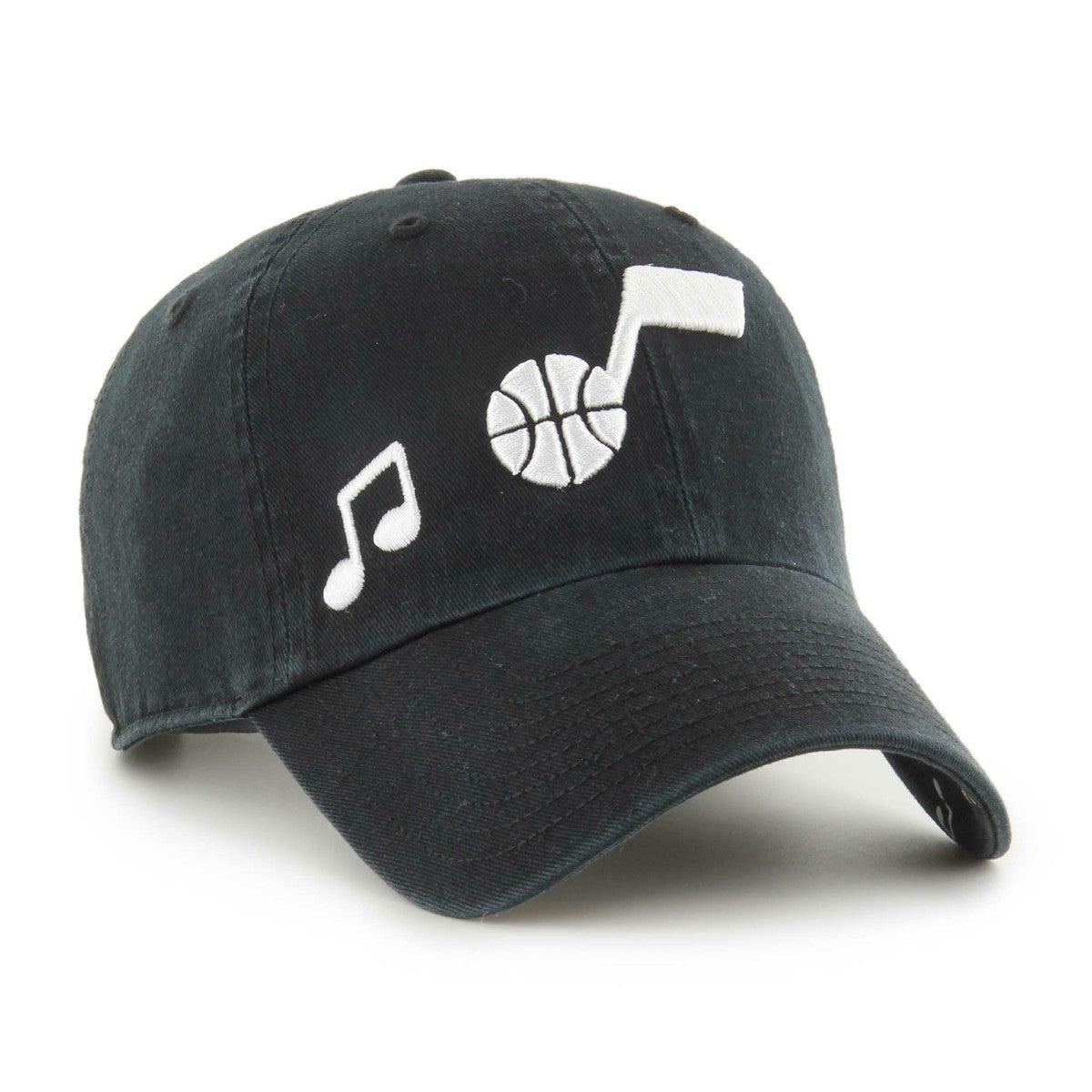 Black Utah Jazz '47 Women's Confetti Undervisor Clean Up Adjustable Hat | NBA