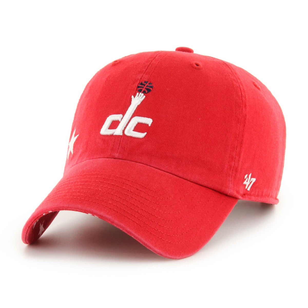 Red Washington Wizards '47 Women's Confetti Undervisor Clean Up Adjustable Hat | NBA