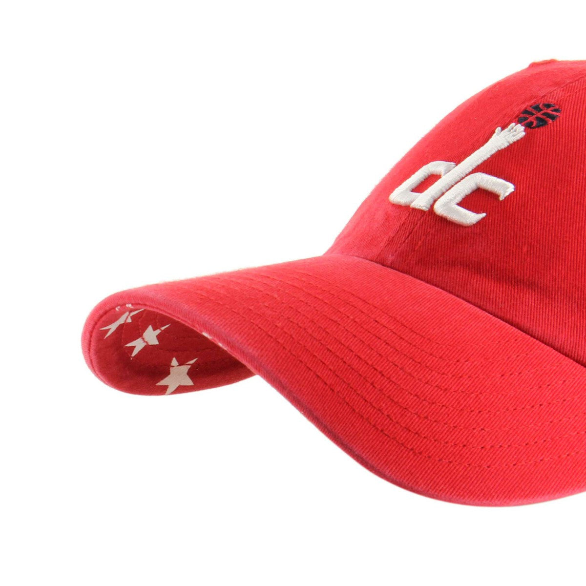 Red Washington Wizards '47 Women's Confetti Undervisor Clean Up Adjustable Hat | NBA
