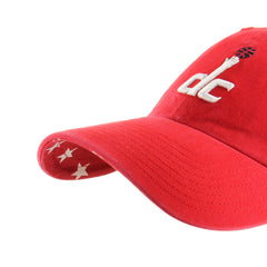 Red Washington Wizards '47 Women's Confetti Undervisor Clean Up Adjustable Hat | NBA