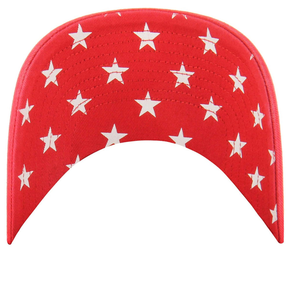 Red Washington Wizards '47 Women's Confetti Undervisor Clean Up Adjustable Hat | NBA