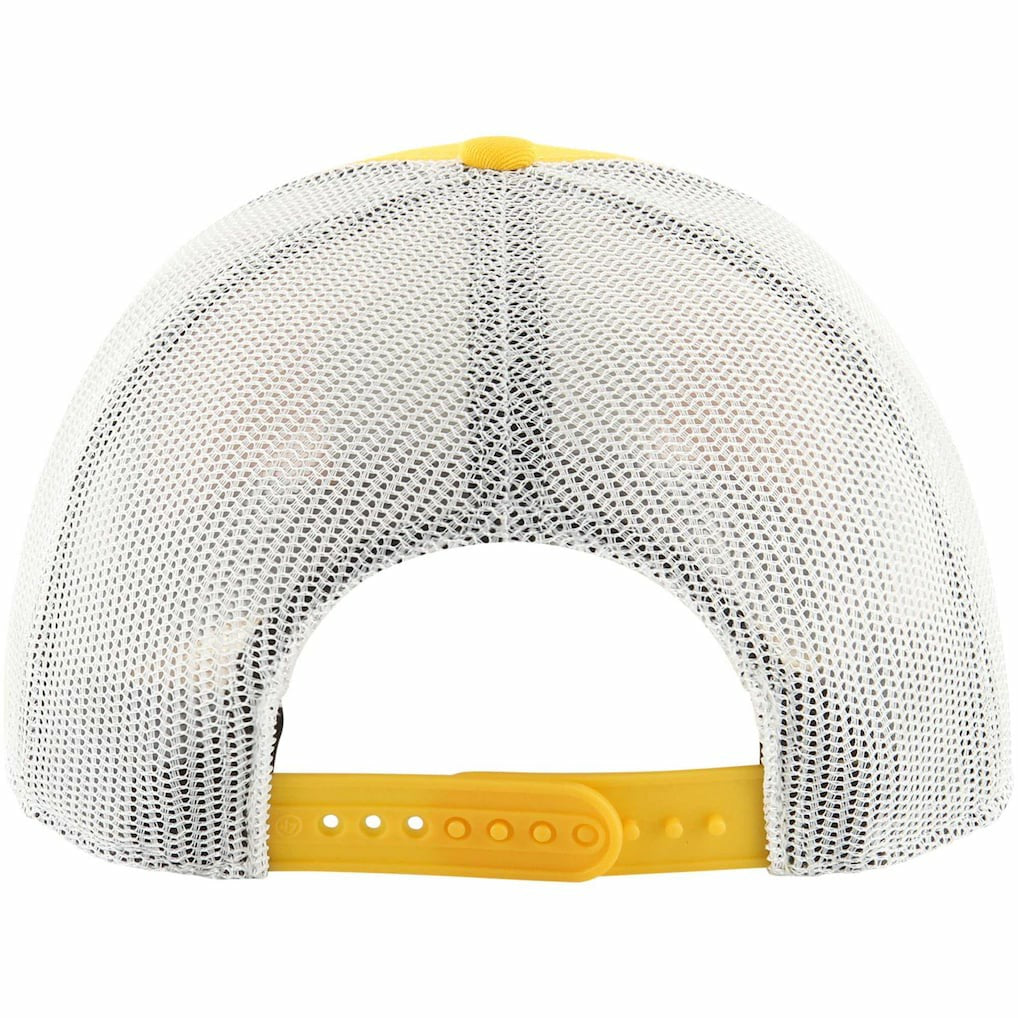 Gold Golden State Warriors '47 Semi Patch Trucker Adjustable Hat sale | NBA