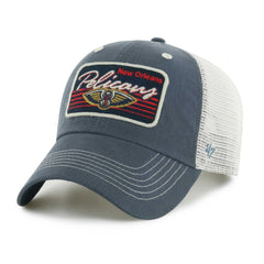 Navy New Orleans Pelicans '47 Five Point Patch Clean Up Adjustable Hat | NBA