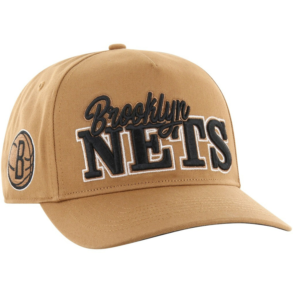Tan Brooklyn Nets '47 Barnes Hitch Adjustable Hat | NBA
