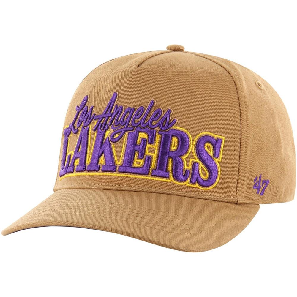 Tan Los Angeles Lakers '47 Barnes Hitch Adjustable Hat | NBA