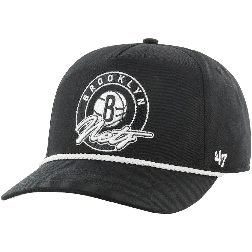 Black Brooklyn Nets '47 Ring Tone Hitch Snapback | NBA