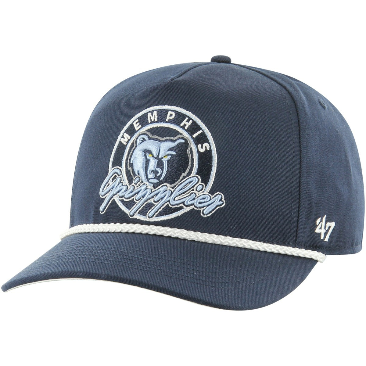 Navy Memphis Grizzlies '47 Ring Tone Hitch Snapback | NBA