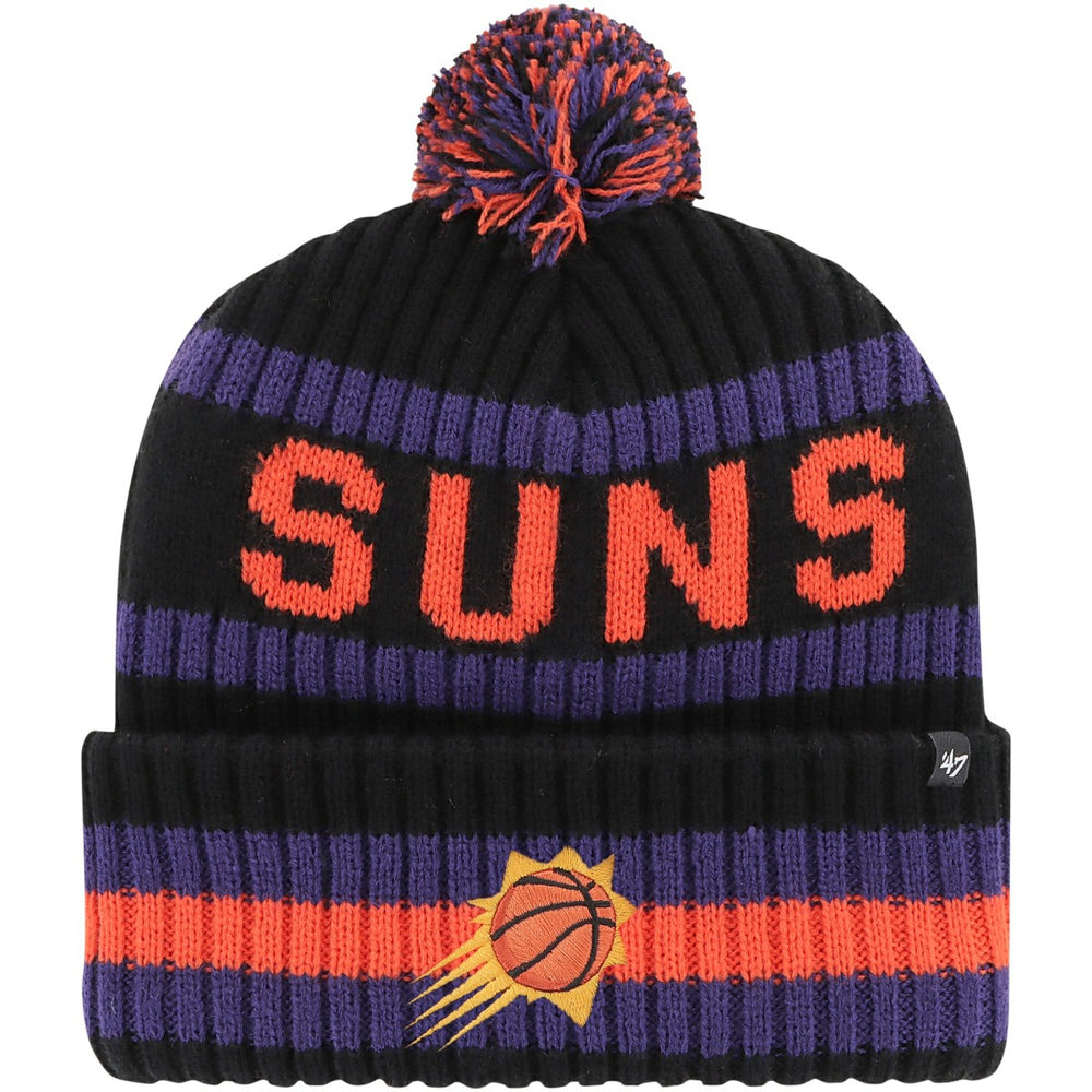 Black Phoenix Suns '47 Bering Cuffed Knit Hat with Pom | NBA