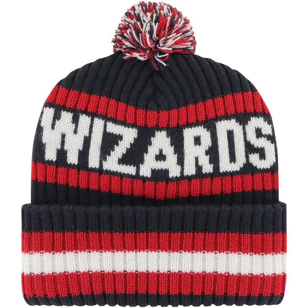 Navy Washington Wizards '47 Bering Cuffed Knit Hat with Pom | NBA
