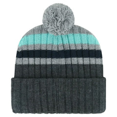 Seattle Kraken '47 Stack Patch Cuffed Knit Hat with Pom -  NHL Hats